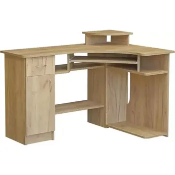 Kancelářská sestava Rohový Psací Stůl Mariusz 124cm Craft