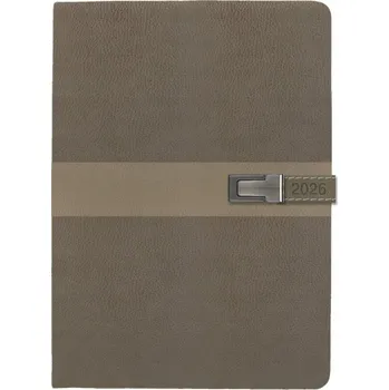 Kalendář Knižkový kalendář pro podnikatele 2026 A5 Pan Kalendarzyk béžový