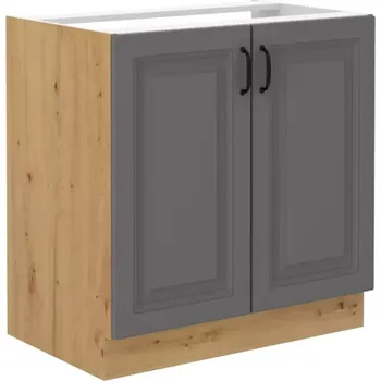 Kuchyňská Skříňka Stilo dustgrey/artisan 80ZL 2F BB