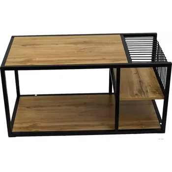 Obývací stěna Konferenční stolek PMC-2511 přírodní/černá