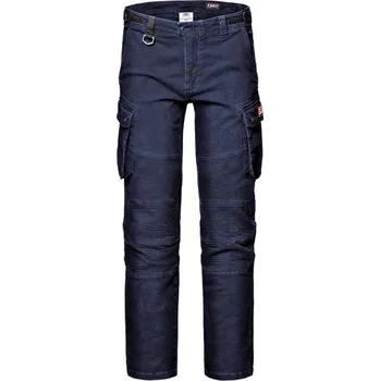 Pánské kalhoty PRAPOR KOMBAT DENIM / Pánské strečové kalhoty - modrá 58