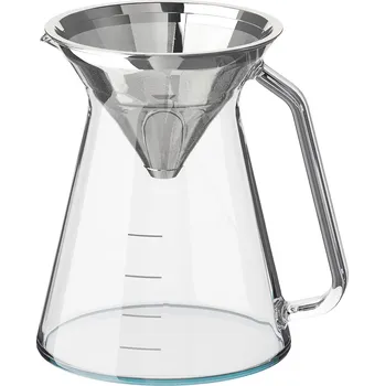 Kávovar HOGMODIG Překapávací kávovar - sklo čiré/ocel 0.6 l