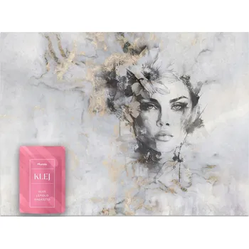 Fototapeta FOTOTAPETA DO OBÝVÁKU LOŽNICE ŽENA PORTRÉT BETON TAPETY NA ZEĎ 368x254