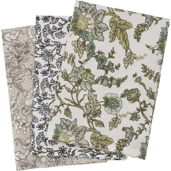 Utěrka LIVARNO® Kuchyňské utěrky, 3 kusy / Látkové ubrousky, 4 kusy (Květiny/zelená/modrá/béžová)