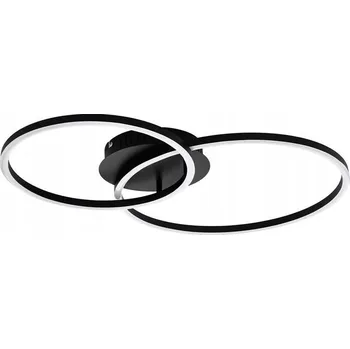 Stropní svítidlo LED černé moderní EGLO PALMARES 3000K 3350lm 60x40cm