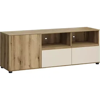 Obývací stěna TV Stolek Camino 1D2S CMNF 01 dub evoke+cashmere