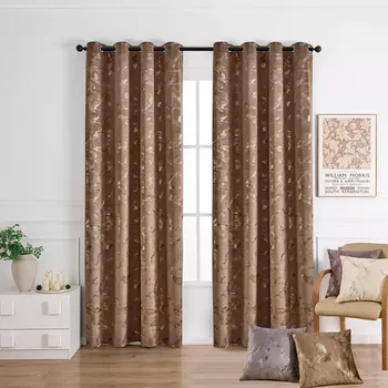 Závěs Závěs s oky GOLDY VET479/2/210GSM/140x250 hnědý