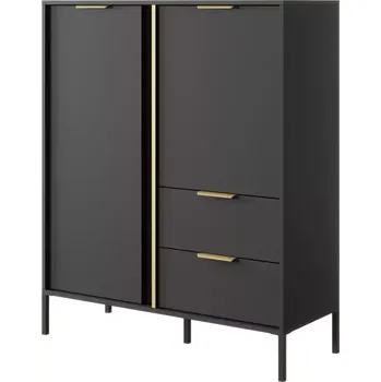 Komoda Komoda LARS vysoká 2D2S Antracyt