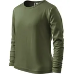 MALFINI FIT-T LS 121 triko dětské s dlouhým rukávem Barva: khaki, Velikost: 110 cm/4 roky