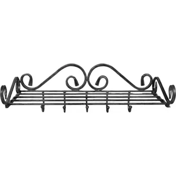 Věšák Stěnny věšák černá AWW-753/C