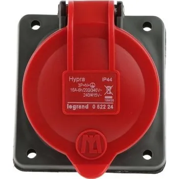 Elektrická zásuvka Průmyslová napájecí zásuvka 3P plus N plus E Pole Legrand