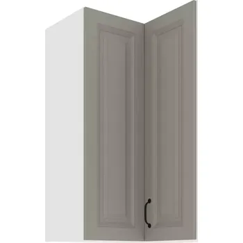 Kuchyňská Skříňka STILO CLAYGREY/BÍLÝ 60X60 GN-90 2F (90°)
