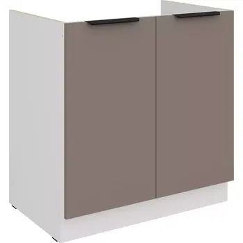 Kuchyňská skříňka Aria TA/WH Anti Fingerprint 80zl 2f Bb