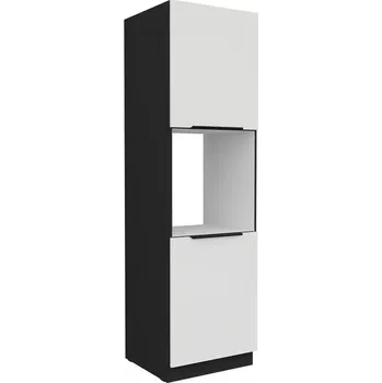 Kuchyňská skříňka Aria WH/BL Anti Fingerprint 60DP-210 2F