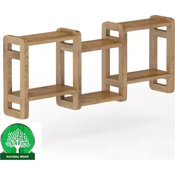 Obývací stěna Polička borovice PK103-110x44x19 dub