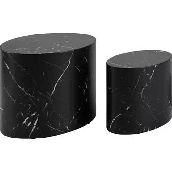 Obývací stěna Konferenční Stolek Suzan Black Marble