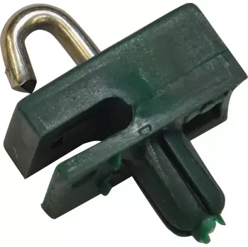 Plot Držák napínacího drátu plotu zelený 9 ks 7030665