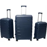 Aga Travel Sada cestovních kufrů barva Tmavě modrá 189L tvrdé