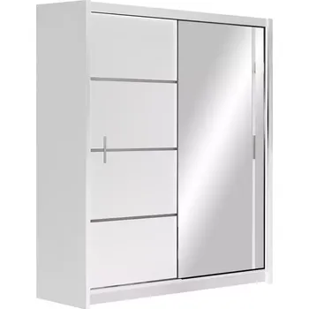 Předsíňová stěna Skříň Vista 203 bílá / zrcadlo