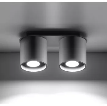 Svítidlo Orlando 2 šedá A-055