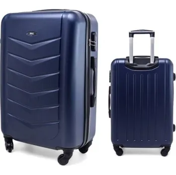 JAKS Cestovní kufry 520 Pro Barevné varianty: tmavě modrá L + kosmetická taška zdarma