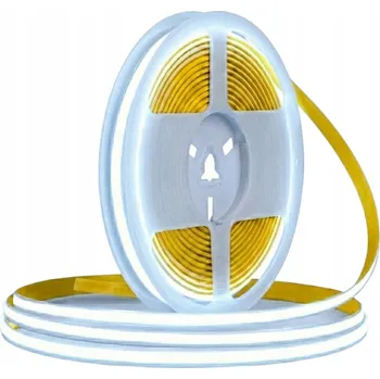 LED páska LED pásek 12V COB 10m IP20 Světlo 320LED/metr Silný 6000K Studená bílá