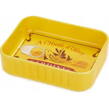 Podnos na občerstvení Conserverie Sardines žlutý - Balvi Design