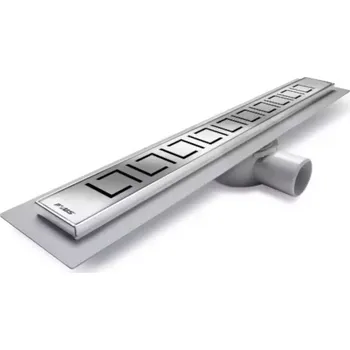 Odvodňovací žlab Sprchový žlab liniový AXUS 700 čtverce 12312