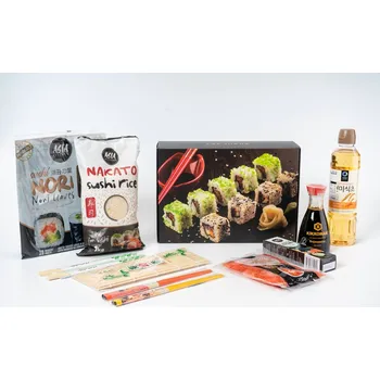 Startovací set na sushi s ozdobnými hůlkami v dárkovém balení