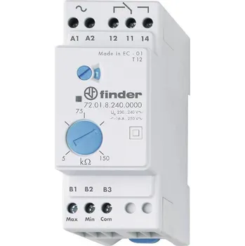 Relé Finder monitorovací relé 24 V/AC 1 přepínací kontakt 1 ks 72.01.8.024.0000 kontrola naplnění