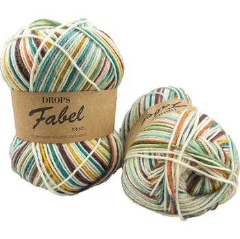 Příze Drops Fabel print 926 slunečné pobřeží