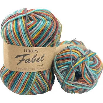 Příze Drops Fabel print 928 soumrak