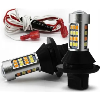 Denní svícení Denní svícení 2v1 LED PY21W BAU15s s blinkry