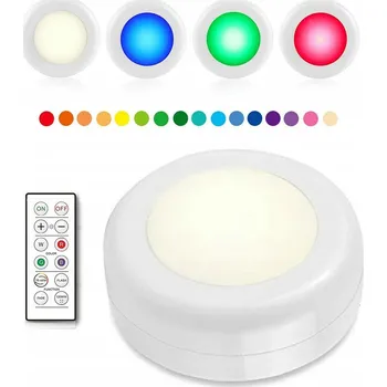 Lampička 3 KUSŮ LED NOČNÍCH LAMPIČEK LAMPIČKA DO KROUŽKU SKŘÍŇKY NA BATERIE POD SKŘÍŇKOU