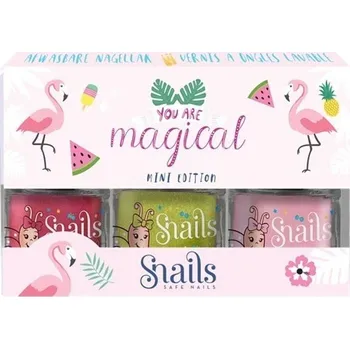 dětské šminky a malovátka Snails You are Magical mini 3 pack, 7ml, flamingo