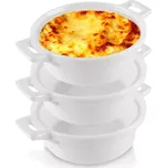 Porcelánové zapékací mističky s uchy 130 ml, 3 ks