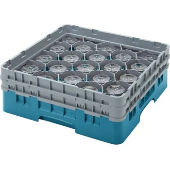 přísavka na sklo Cambro Koš Camrack 20 pozic, výška sklenice 13,2 cm - Tyrkysová| TOM, R-20S434-414
