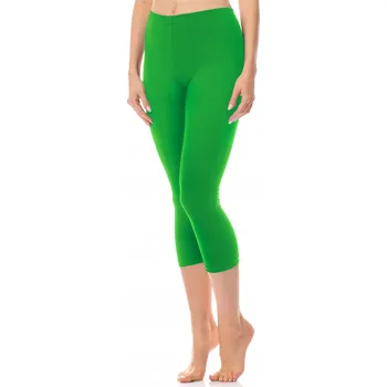 Dámské legíny Merry Style Dámské legíny 3/4 bavlna AN60-101 Zelená M