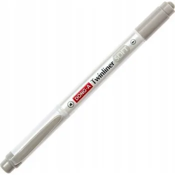 Zvýrazňovač ZVÝRAZŇOVAČ OBOUSTRANNÝ PASTELOVÝ SVĚTLE ŠEDÝ DONG-A