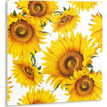 Obklad PVC Obklad Dlaždice Obkladová Deska Dekorativní Nástěnná do Kuchyně Slunečnice