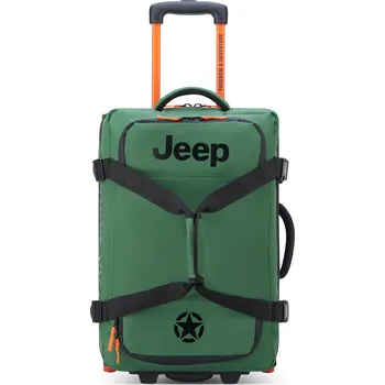 Cestovní taška Cestovní taška na kolečkách Delsey X JEEP JS005A 55 cm 274321013 - zelená 38 l