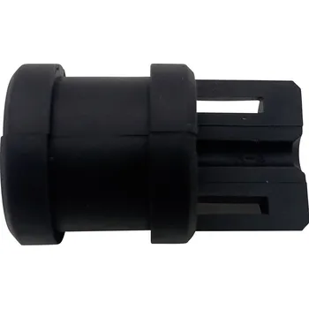 TRU COMPONENTS TC-KDT/Z 09 s drážkami 10 mm, Termoplastický kaučuk, černá, 1 ks