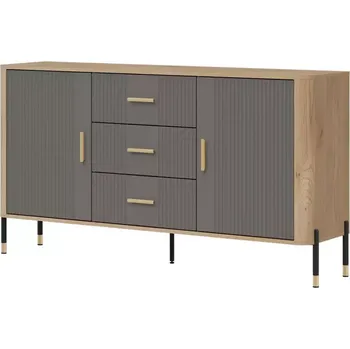 Ložnicová sestava Komoda Dante DT06 dub cremona/šedá