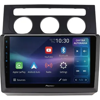 Autorádio Pioneer autorádia Autorádio Pioneer SPH-PF97BT pro VW Touran 1 / digitální klimatizace