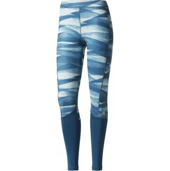 Dámské oblečení Adidas BQ7124 Dámské běžecké legíny Techfit Long Print Velikost: L
