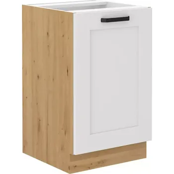Kuchyňská skříňka Kuchyňská skříňka LUNA bílá mat/artisan 50zl 1f bb