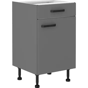 Kuchyňská skříňka Kuchyňská Skříňka NESSA antracit 50d 1f 1s bb