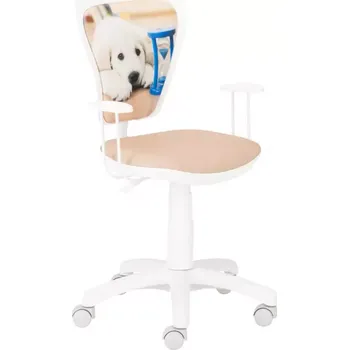 Dětský pokoj Otáčecí Židle Ministyle White - Labrador