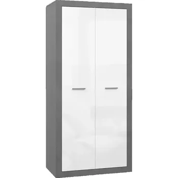 Kancelářská sestava Skříň Trebbia BCCS821-C272 beton/bílý lesk