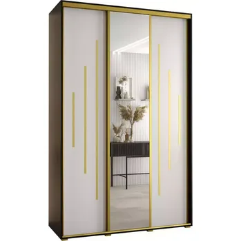 Předsíňová stěna Skříň 45 Canaris 13 150 černá/bílá/gold